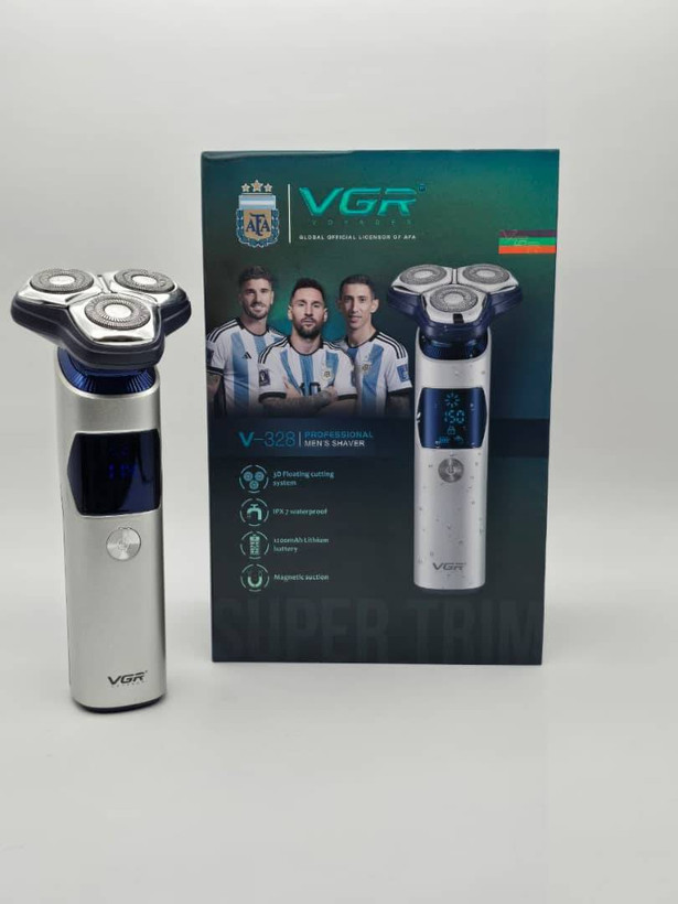 سه تیغ حرفه ای ضدآب وی جی ار مدل vgr v- 328شیور ریش تراش ماشین اصلاح