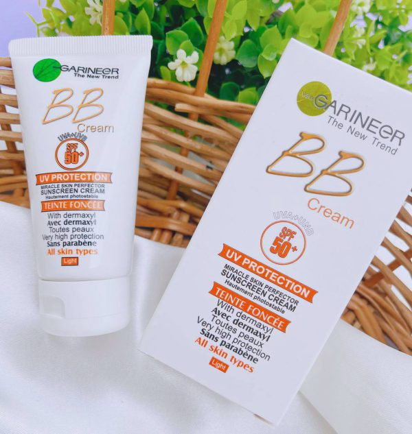 ضد آفتاب و کرم پودر بی بی کرم اصل گارنیر spF 50