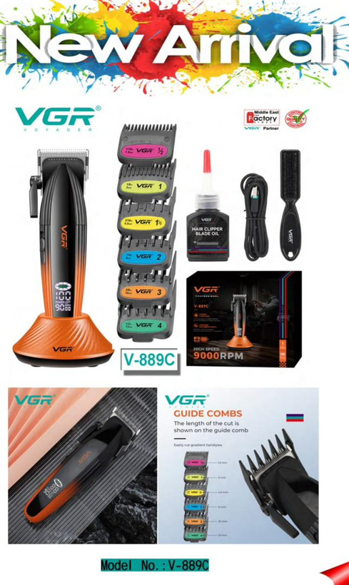 ماشین اصلاح بیسیم وی جی آر مدل V-889C