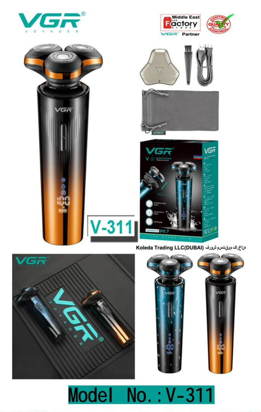 ماشین اصلاح سه تیغ وی جی ار مدل VGR v-311