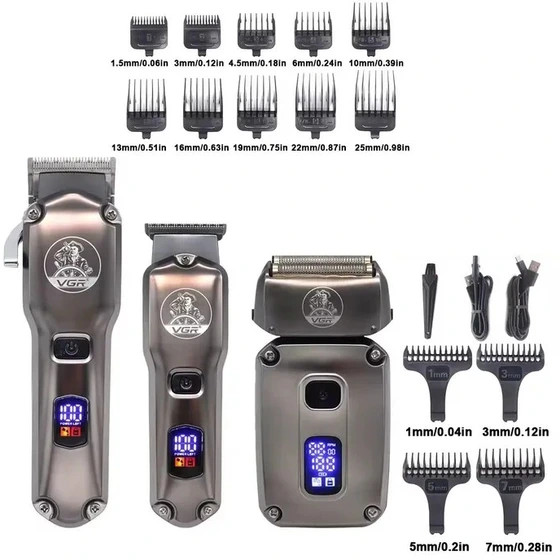 ماشین اصلاح وی جی آر مدل V675 S3 ۳ قلو