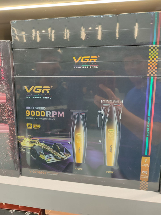 ست ماشین اصلاح وی جی آر مدل VGR V-270 و 992